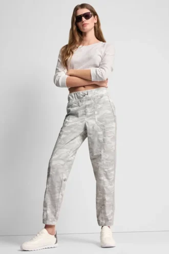 Pantalones Jogger utilitarios ajustados de talle alto