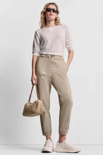 Pantalones Jogger utilitarios ajustados de talle alto