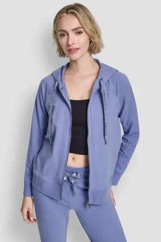 Sudadera con capucha y cordón con logo en dos tonos