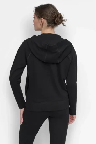 Sudadera con capucha y cordón con logotipo en dos tonos