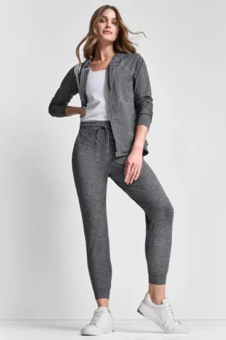 Sudadera con capucha y cremallera completa teñida al azar