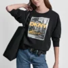Sudadera con logo fotorrealista de DKNY Taxi