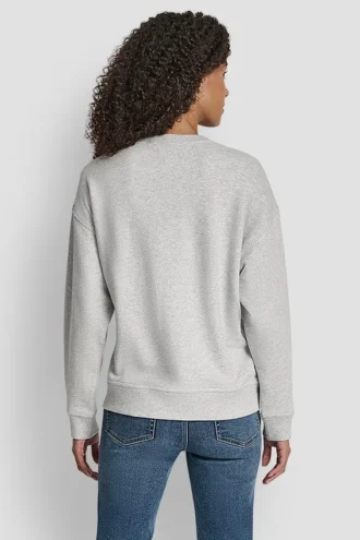 Sudadera con logotipo de DKNY New York con pedrería mixta apilada