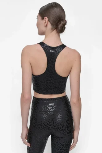 Sujetador deportivo de espalda cruzada y corte largo