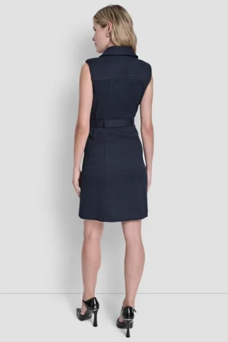 Vestido de blazer sin mangas