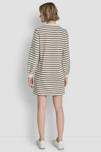 Vestido de sudadera plisado con lentejuelas